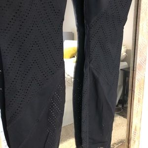 Athleta mesh compression leggings